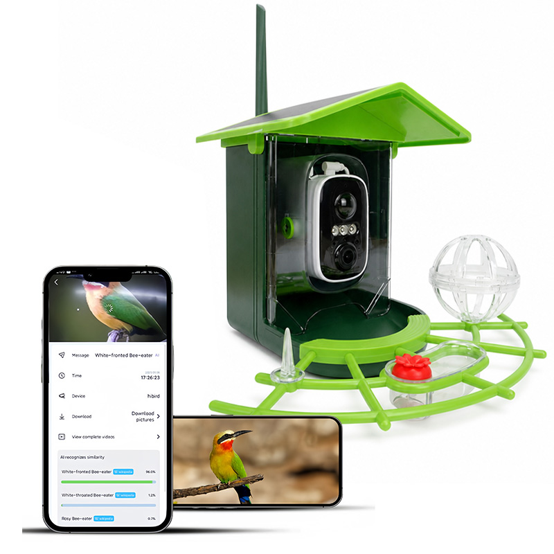 Bird Feeder Camera Wifi Smart Ai - Smart WiFi Camera Solar Bird Feeder