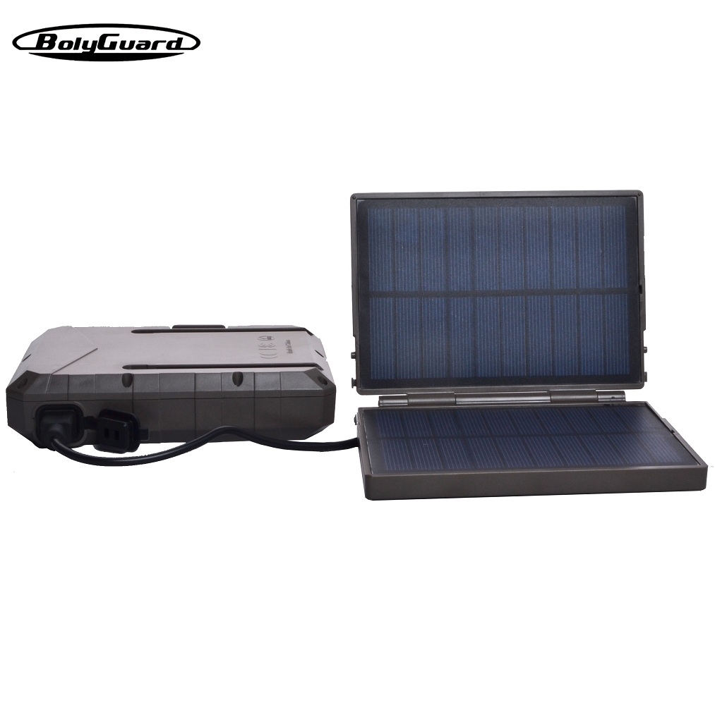 Trail Camera Solar Panel Powered - BolyGuard Solar Panel Power Bank Solar