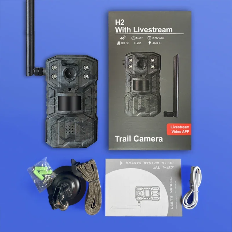 JerderFo Ucon H2 H6 Cellular 4 - Trail Camera Solar Panel Powered recension och pris