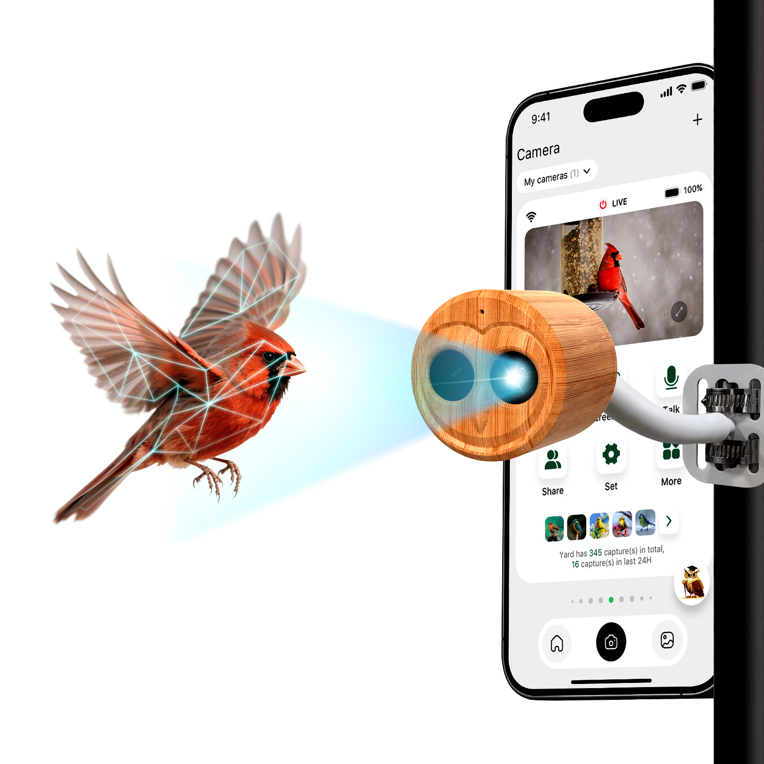 4K Smart Bird Feeder With Came - Bird Feeder Camera Wifi Smart Ai recension och pris