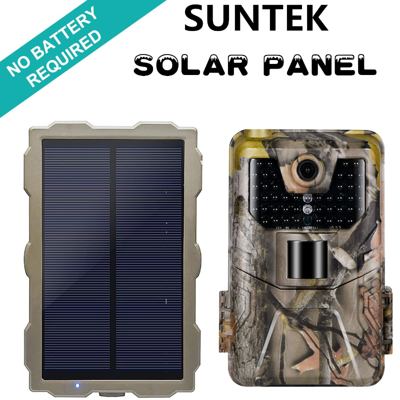 Outdoor Waterproof 1700MAh Lit - Trail Camera Solar Panel Powered recension och pris