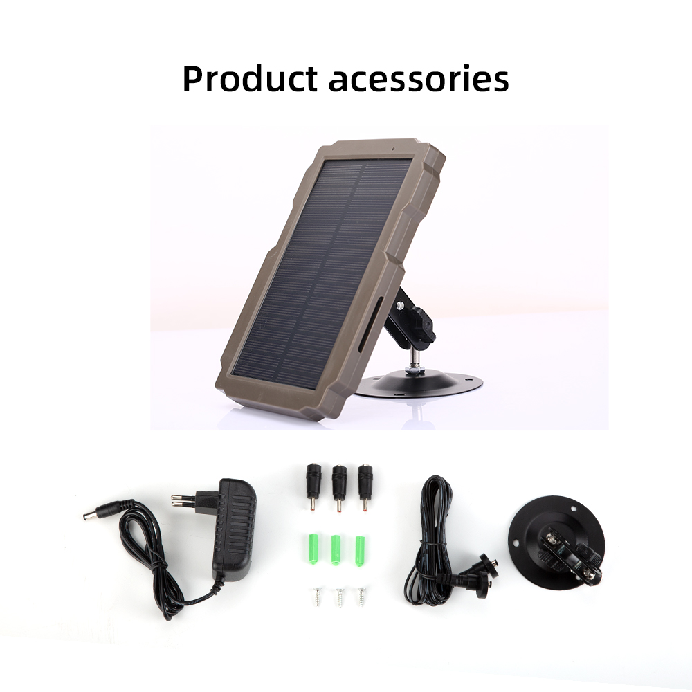 Outdoor Waterproof 1700MAh Lit - Trail Camera Solar Panel Powered recension och pris