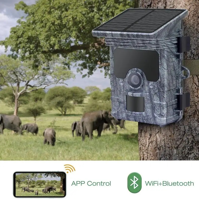 4K WiFi Solar Panel Powered Tr - Trail Camera Solar Panel Powered recension och pris