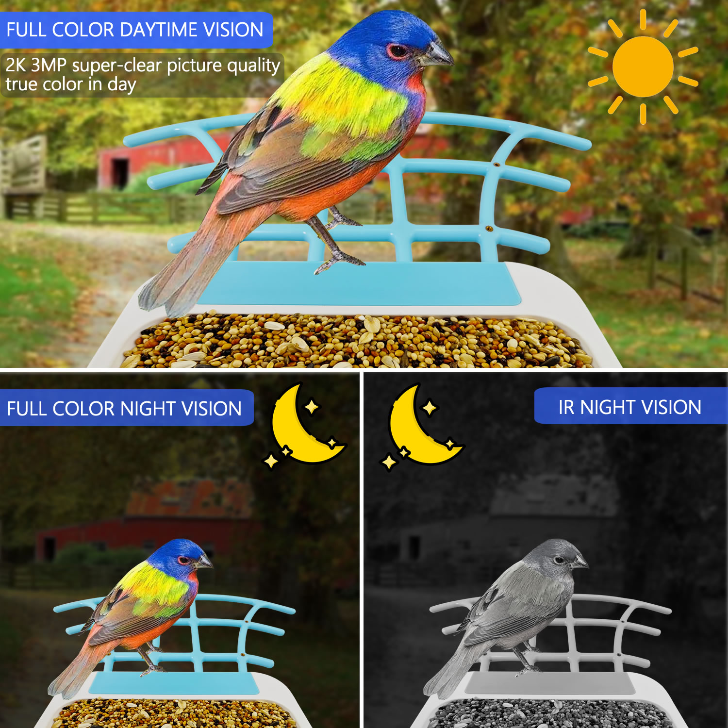 New Outdoor Wireless Smart AI  - Bird Feeder Camera Wifi Smart Ai recension och pris