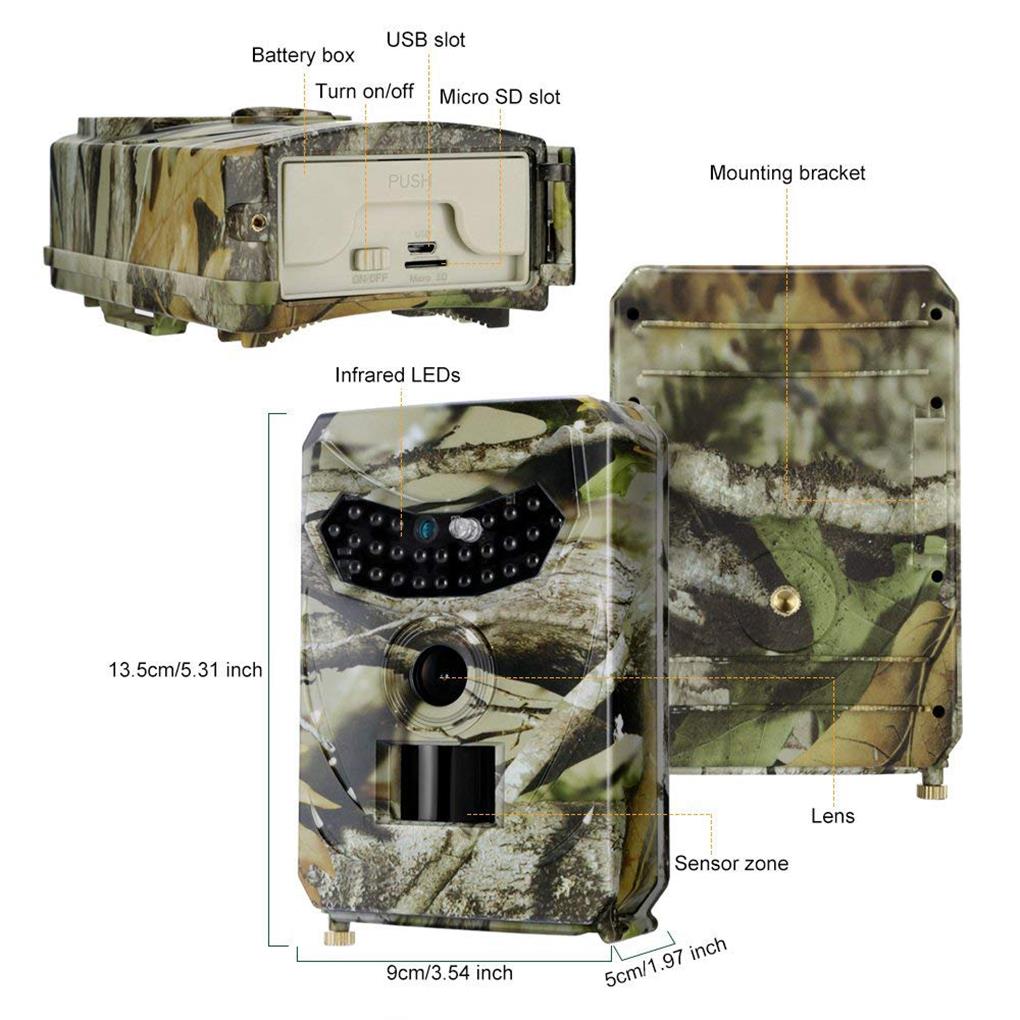 PR100 Trail Camera 940nm Night - Night Vision Trail Camera Infrared Leds recension och pris