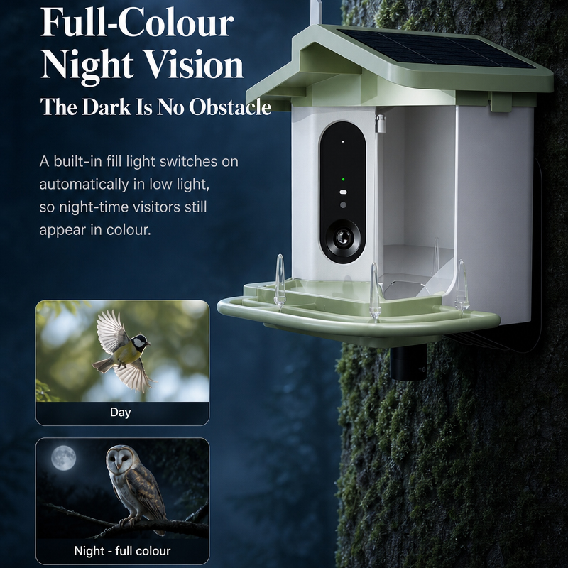 Solar Bird Feeder With Camera  - Bird Feeder Camera Wifi Smart Ai recension och pris