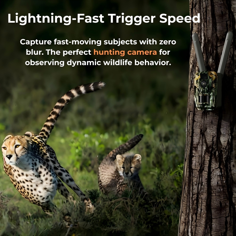 4G LTE Cellular Trail Camera 4 - Hunting Game Camera Night Vision No Glow recension och pris