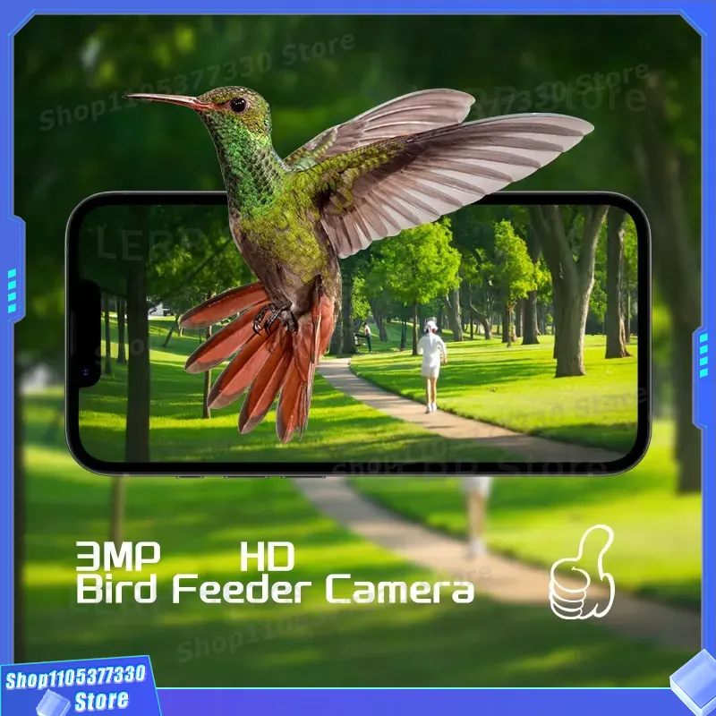 3MP HD Smart Bird Feeder with  - Bird Feeder Camera Wifi Smart Ai recension och pris