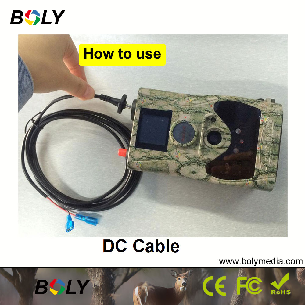 3pcs/set DC Cable To Connect P - Trail Camera Solar Panel Powered recension och pris