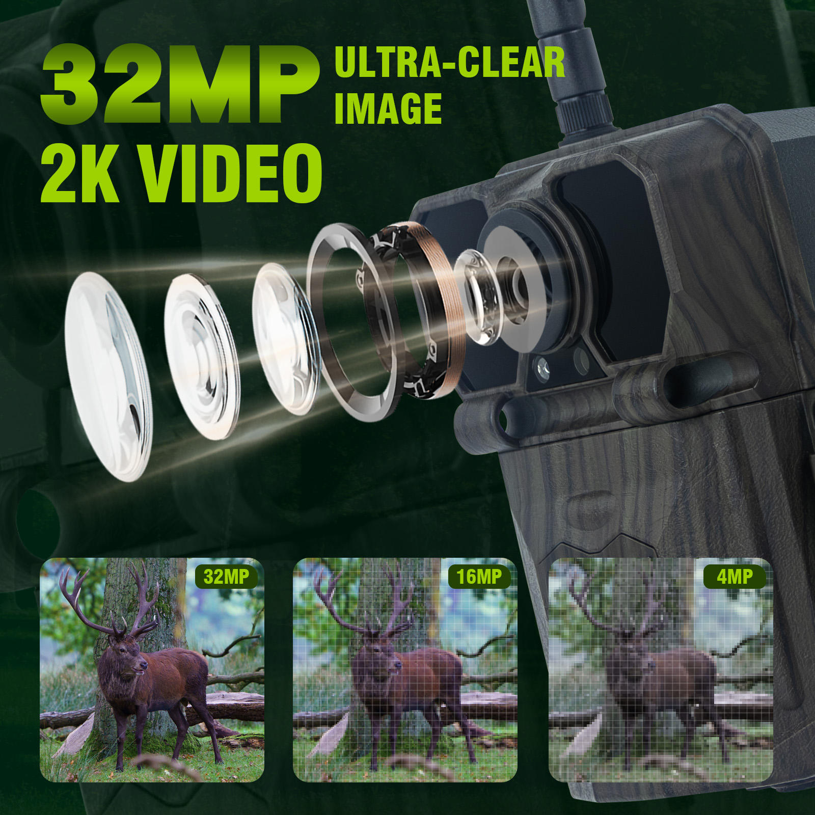 Keepguard Cell Cellular 4G LTE - Cellular Trail Camera Live Stream recension och pris