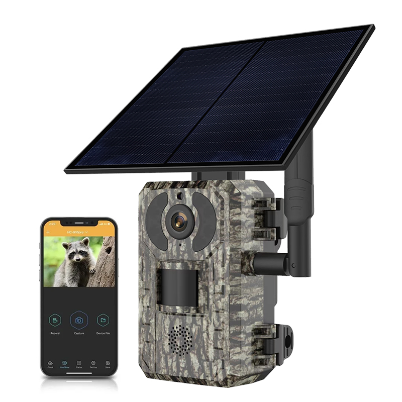 4G 4MP Outdoor Wildlife Huntin - Trail Camera Solar Panel Powered recension och pris