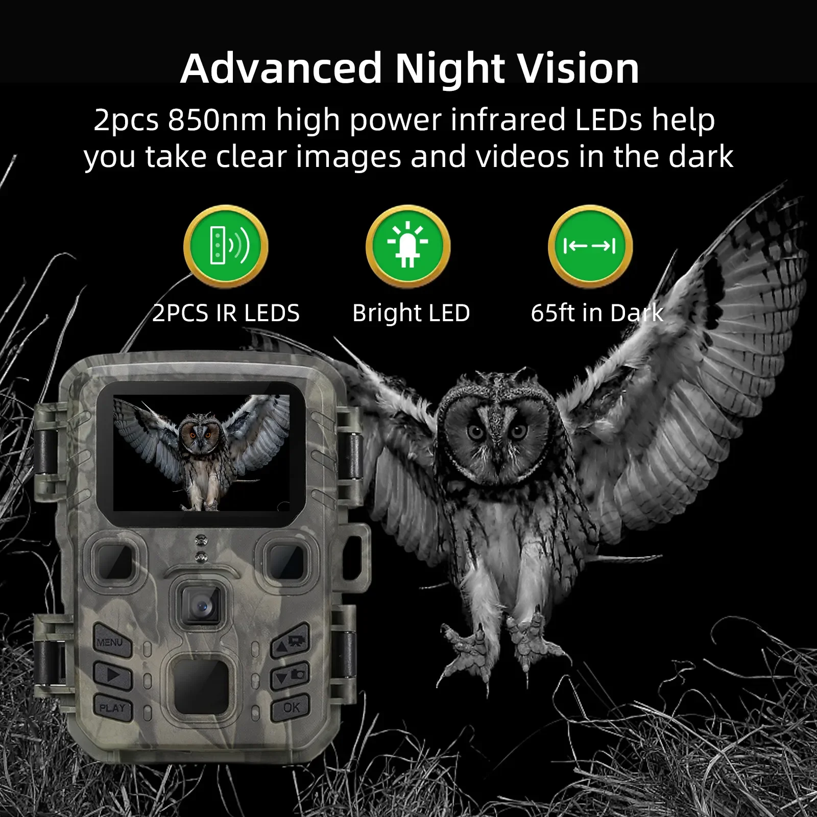 WiFi301 Trail Camera Wireless  - Trail Camera Wifi Bluetooth App Control recension och pris