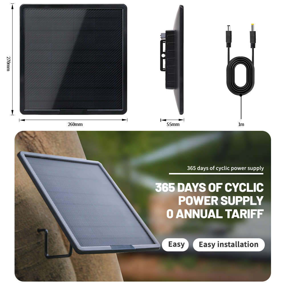 25000mAh Large Capacity Solar  - Trail Camera Solar Panel Powered recension och pris
